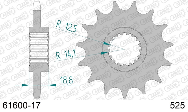 Imagine pentru produsul „PINION FATA #525"