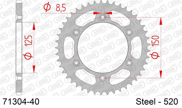 PINION SPATE OTEL #520