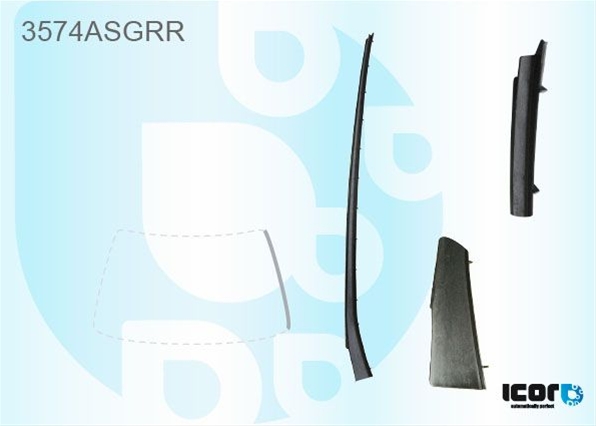 WSGLASSKANAL RECHTS FORD KUGA 08
