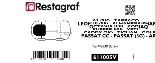 Imagine pentru produsul „SET 19 BUC KIT MONTAJ SCUT MOTOR AUDI-SEAT-SKODA-VOLKSWAGEN"
